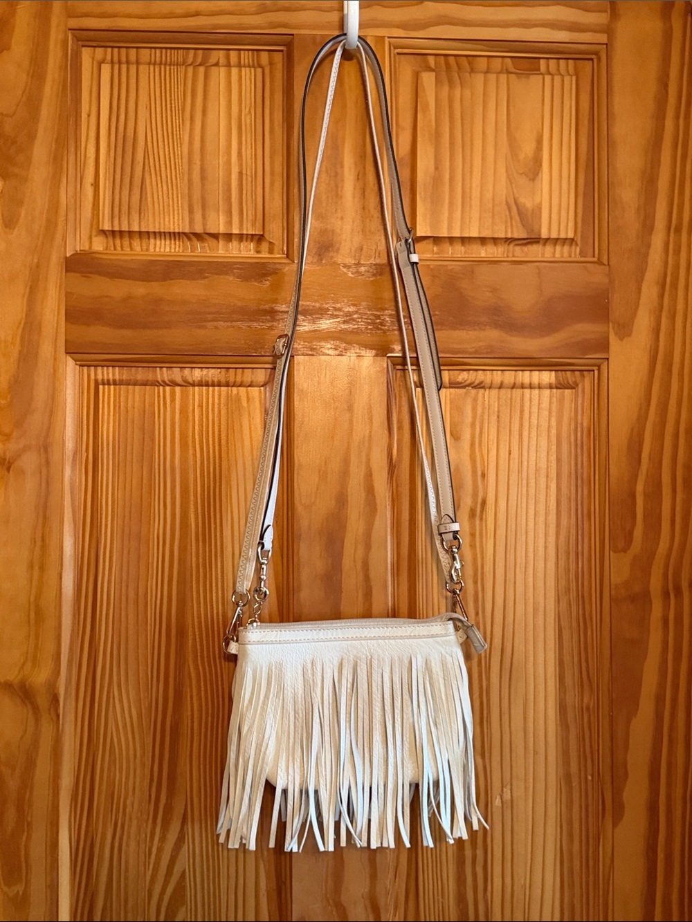 FashionPuzzle Small Fringe Crossbody Bag with Wrist Strap